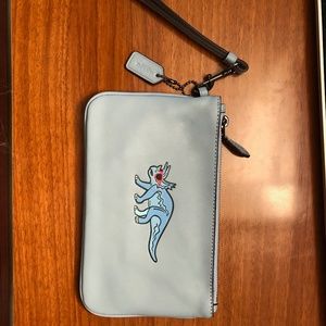 New Coach Cool Dino Wristlet